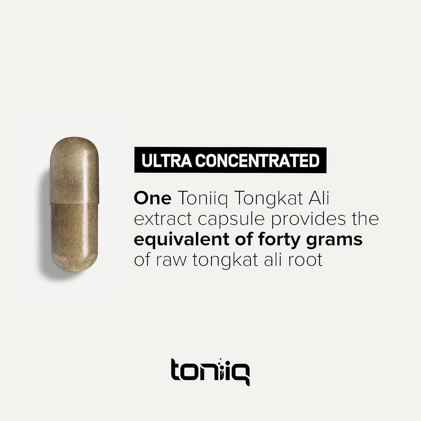 Tongkat Ali 40,000MG 200:1 Longjack for Men Extra Strength Ultra Concentrated Tongkat Ali Supplement for Men - 2% Eurycomanone - Eurycoma Longifolia Root Extract 3rd-Party Tested - 120 Veg Caps, TQ - GoodWood