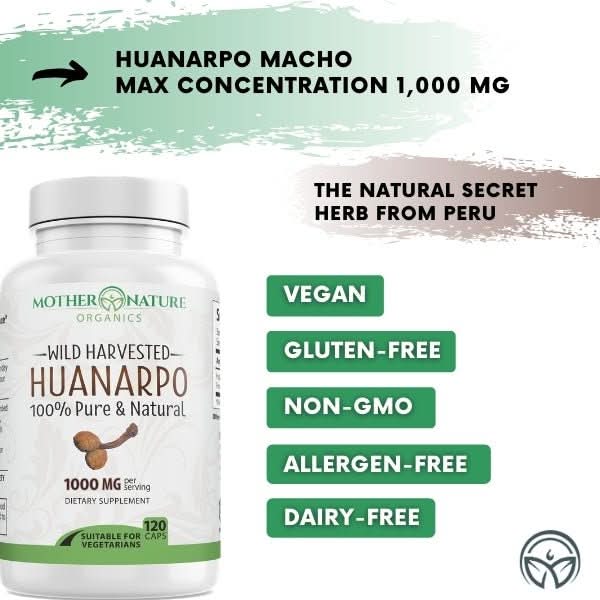 Huanarpo Macho Capsules by Mother Nature Organics - GoodWood
