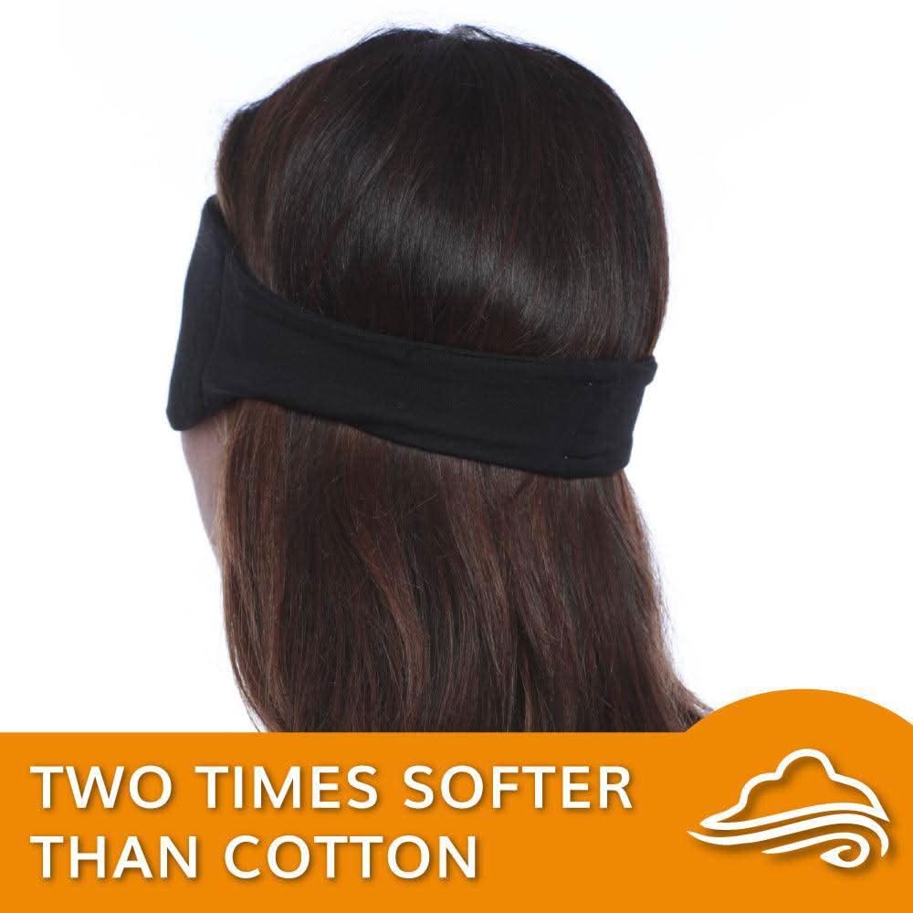 The Escape Sleep Mask | Jet Black by HappyLuxe