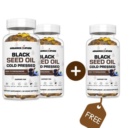 Cold Pressed Black Seed Oil - 3 Bottles by Organics Nature