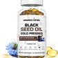 Black Seed Oil Capsules Cold Pressed by Organics Nature