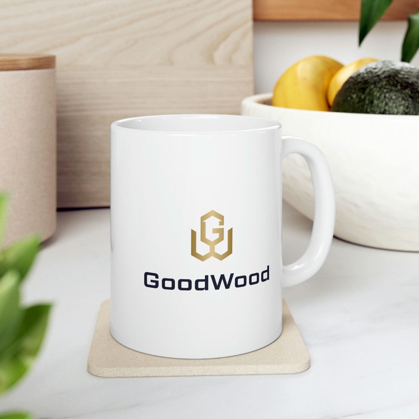 GoodWood Morning Wood Ceramic Mug 11oz