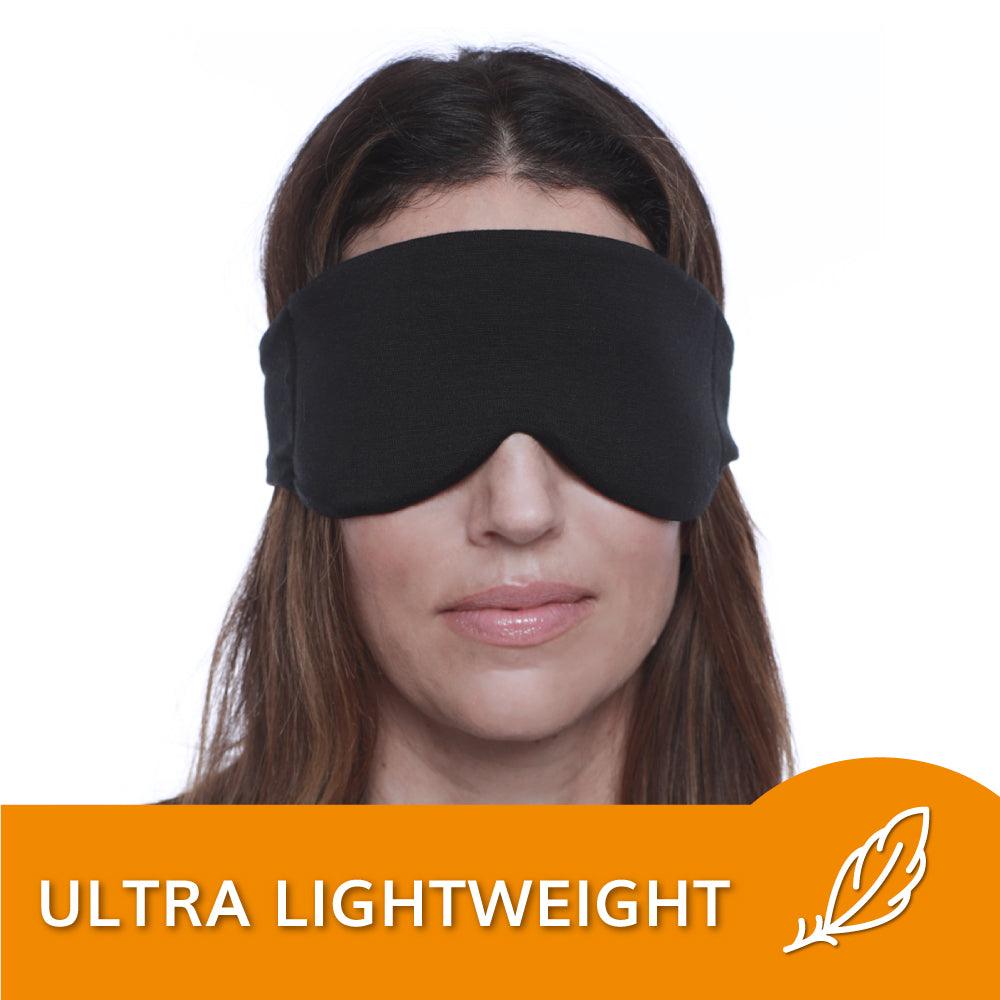 The Escape Sleep Mask | Jet Black by HappyLuxe